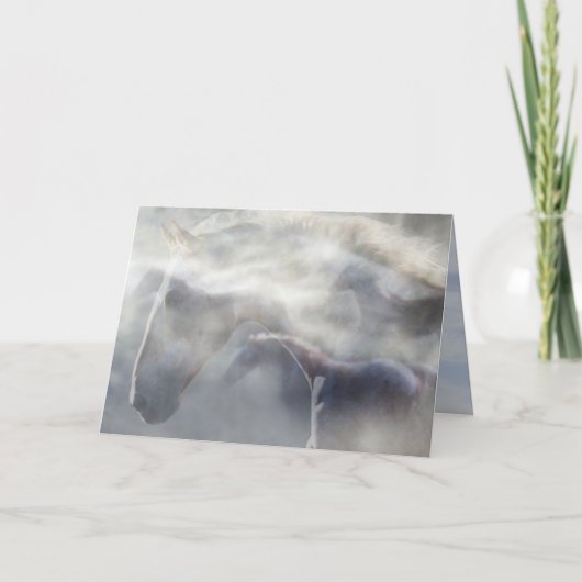 "Geest van het Paard" sympathiekaart Kaart (Voorkant)