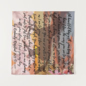 geest van het paardenliefdesgedicht wandkleed (Voorkant (horizontaal))