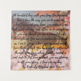 geest van het paardenliefdesgedicht wandkleed