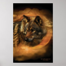 Geest van het Poster van de Golden Moon/Afdruk