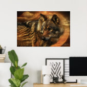 Geest van het Poster van de Golden Moon/Afdruk (Thuiskantoor)