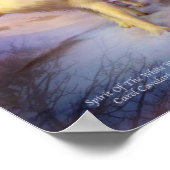 Geest van het Poster van de Kunst van de Witte Wol (Hoek)