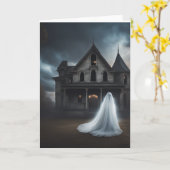 Geest van het spookhuis kaart (Gele Bloem)