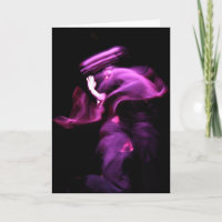 Geest van het Wenskaart van de Fotografie van Danc