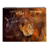 Geest van het Wilde - AFRIKA art Calendar 2013 Kalender (Hoes)