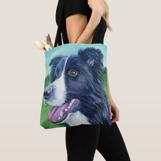 Geest van Hond | Border Collie Tote Bag (Dichtbij)