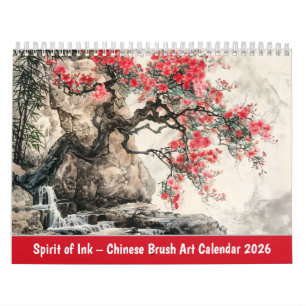 Geest van Inkt – Chinese Penseel Kunstkalender 202 Kalender
