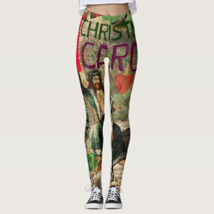Geest van Kerst Heden Illustratie Scrooge Leggings