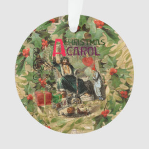 Geest van Kerst Heden Illustratie Scrooge Ornament