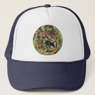 Geest van Kerst Heden Illustratie Scrooge Trucker Pet