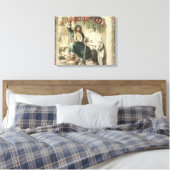 Geest van Kerst Heden Scrooge Canvas Afdruk (Insitu (Slaapkamer))
