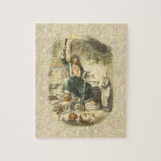 Geest van Kerst Heden Scrooge Legpuzzel (Verticaal)