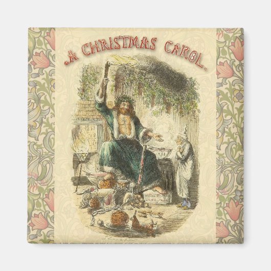 Geest van Kerst Heden Scrooge Magneet (Voorkant)