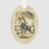 Geest van Kerst Heden Scrooge Ornament (voorkant)