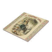 Geest van Kerst Heden Scrooge Tegeltje (Zijkant)