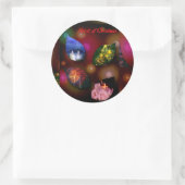 Geest van Kerst sticker (Tas)