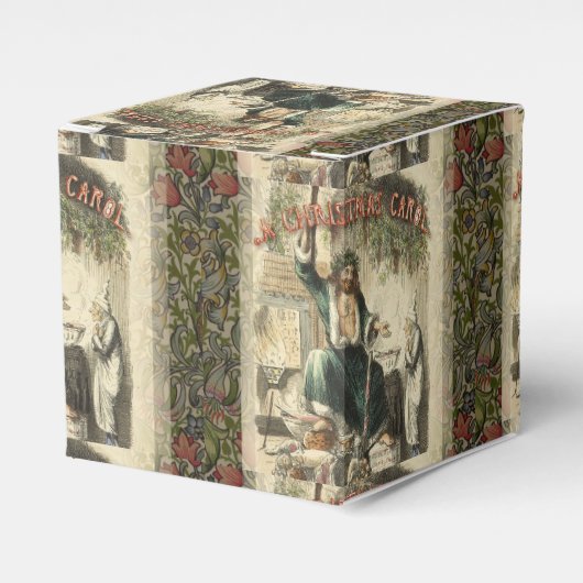 Geest van Kerstmis Heden Scrooge Bedankdoosjes (Voorkant Zijde)