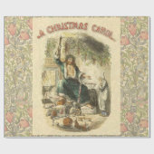 Geest van Kerstmis Heden Scrooge Cadeaupapier (Vlak)