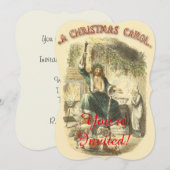 Geest van Kerstmis Heden Scrooge Kaart (Voorkant / Achterkant)