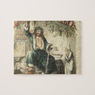 Geest van Kerstmis Heden Scrooge Legpuzzel