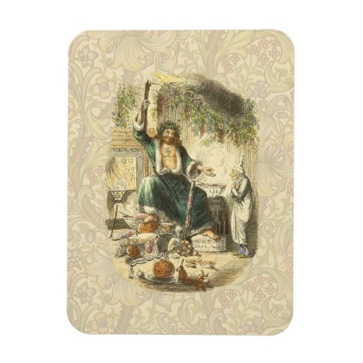 Geest van Kerstmis Heden Scrooge Magneet (Verticaal)