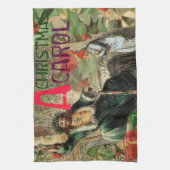 Geest-van-Kerstmis-Present-Illustratie Scrooge Theedoek (Verticaal)