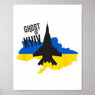 Geest van Kiev - Mig 29 Gevechtspiloot Aas van Oek Poster