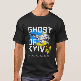Geest van Kiev Oekraïne gevechtsvliegtuig T-shirt