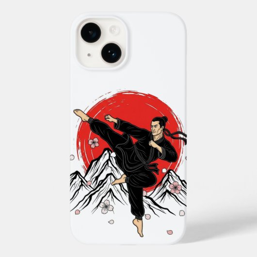 Geest van Kung Fu – Martial Arts Embleem Voorzijde Case-Mate iPhone Case (Achterkant)