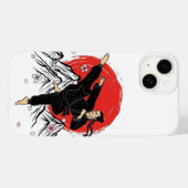 Geest van Kung Fu – Martial Arts Embleem Voorzijde Case-Mate iPhone Case (Achterkant (horizontaal))