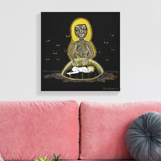 Geest van liefdevolle vriendelijkheid canvas afdruk (Insitu (Woonkamer))