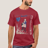 Geest van onafhankelijkheid gloeit donkerrood t-shirt (Voorkant)