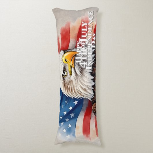 Geest van onafhankelijkheid lichaamskussen (Voorkant Verticaal)