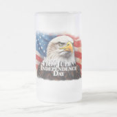 Geest van onafhankelijkheid matglas bierpul (Center)