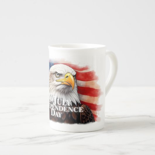 Geest van onafhankelijkheid porselein kop (Voorkant rechts)