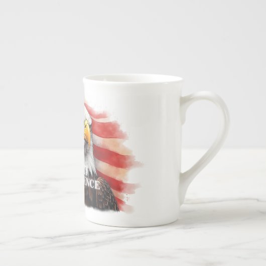 Geest van onafhankelijkheid porselein kop (Rechts)