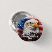Geest van onafhankelijkheid ronde button 3,2 cm (Voorkant /achterkant)