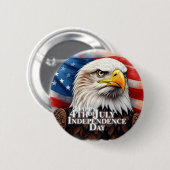 Geest van onafhankelijkheid ronde button 5,7 cm (Voorkant /achterkant)