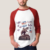 Geest van onafhankelijkheid rood t-shirt (Voorkant)