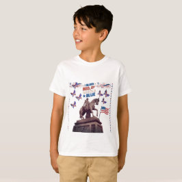Geest van onafhankelijkheid wit t-shirt