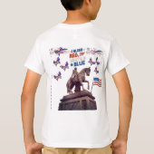 Geest van onafhankelijkheid wit t-shirt (Achterkant)