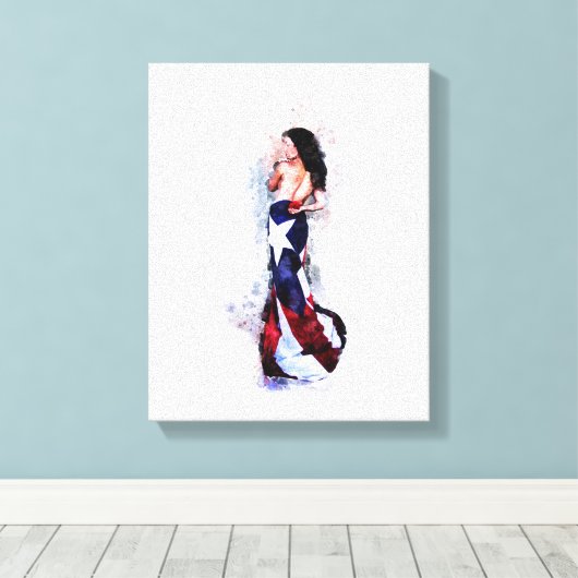 Geest van Puerto RIco Canvas Afdruk (Insitu (Houten vloer))