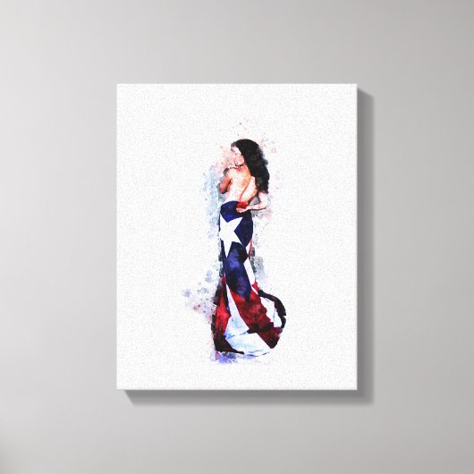 Geest van Puerto RIco Canvas Afdruk (Voorkant)