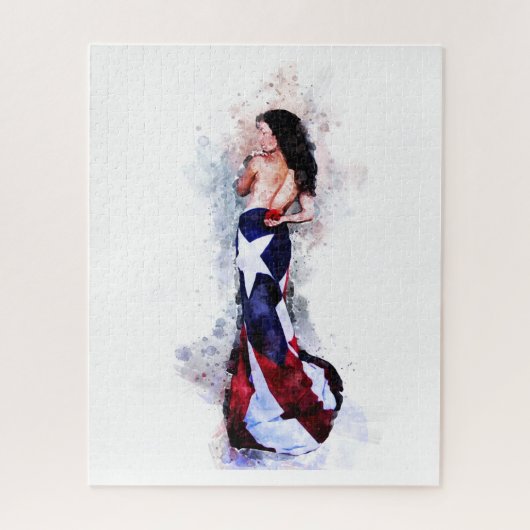 Geest van Puerto Rico Legpuzzel (Verticaal)
