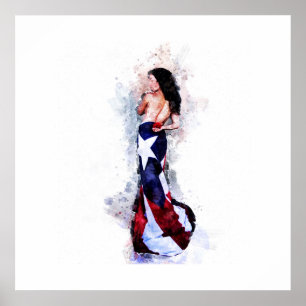 Geest van Puerto Rico Poster