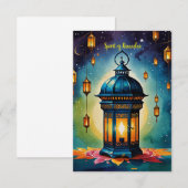 Geest van Ramadan Bedankkaart (Voorkant / Achterkant)