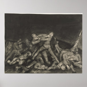 Geest van sergeant Pelly door George Bellows (1918 Poster