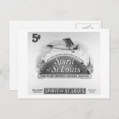 Geest van St. Louis  Cigar Box Label Briefkaart (Voorkant / Achterkant)
