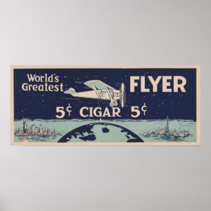Geest van St. Louis -  reclame voor Cigar Poster