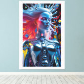 Geest van technologische distantie canvas afdruk (Insitu (Houten vloer))